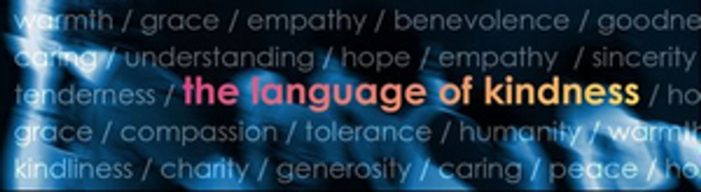 THE LANGUAGE OF KINDNESS to Tour Starting May 2021  Image