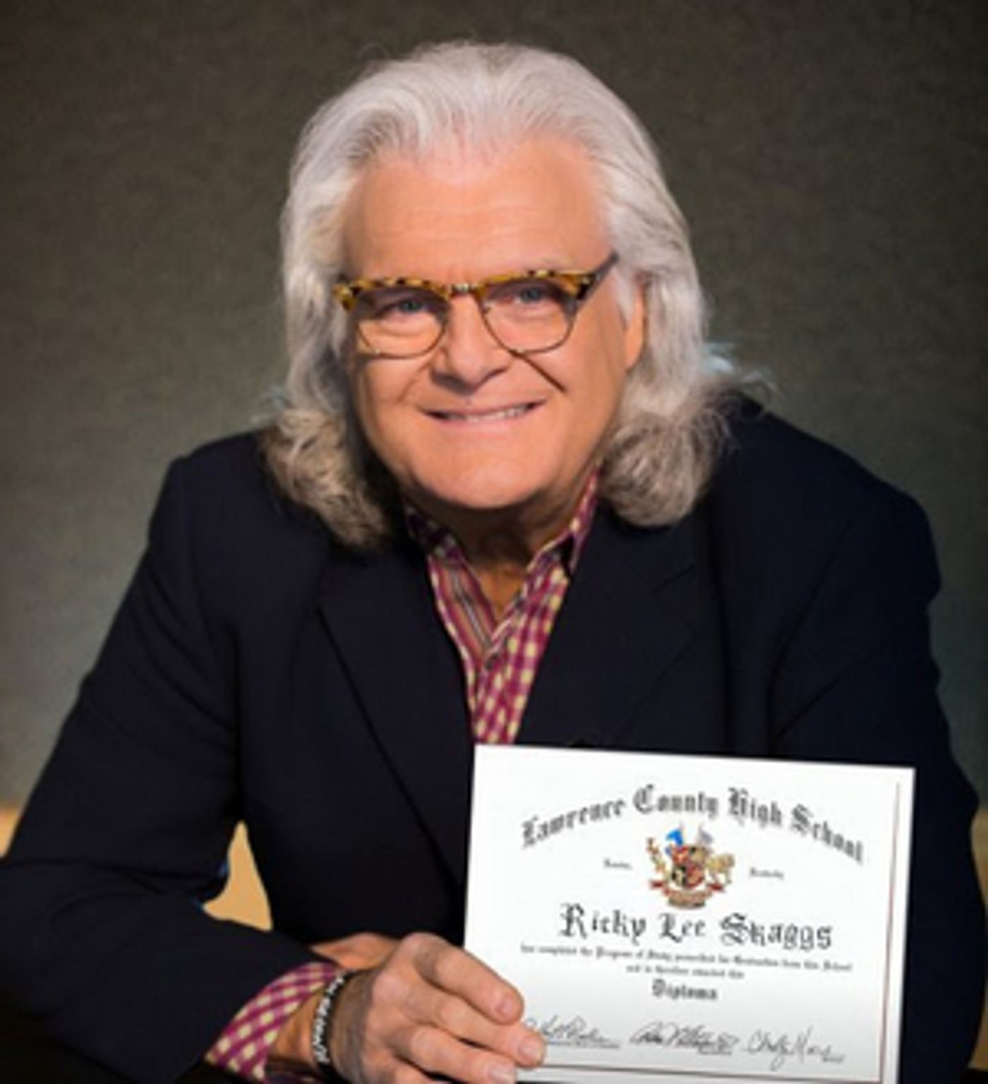 Ricky Skaggs Receives High School Diploma Ricky Skaggs Receives High School Diploma Image