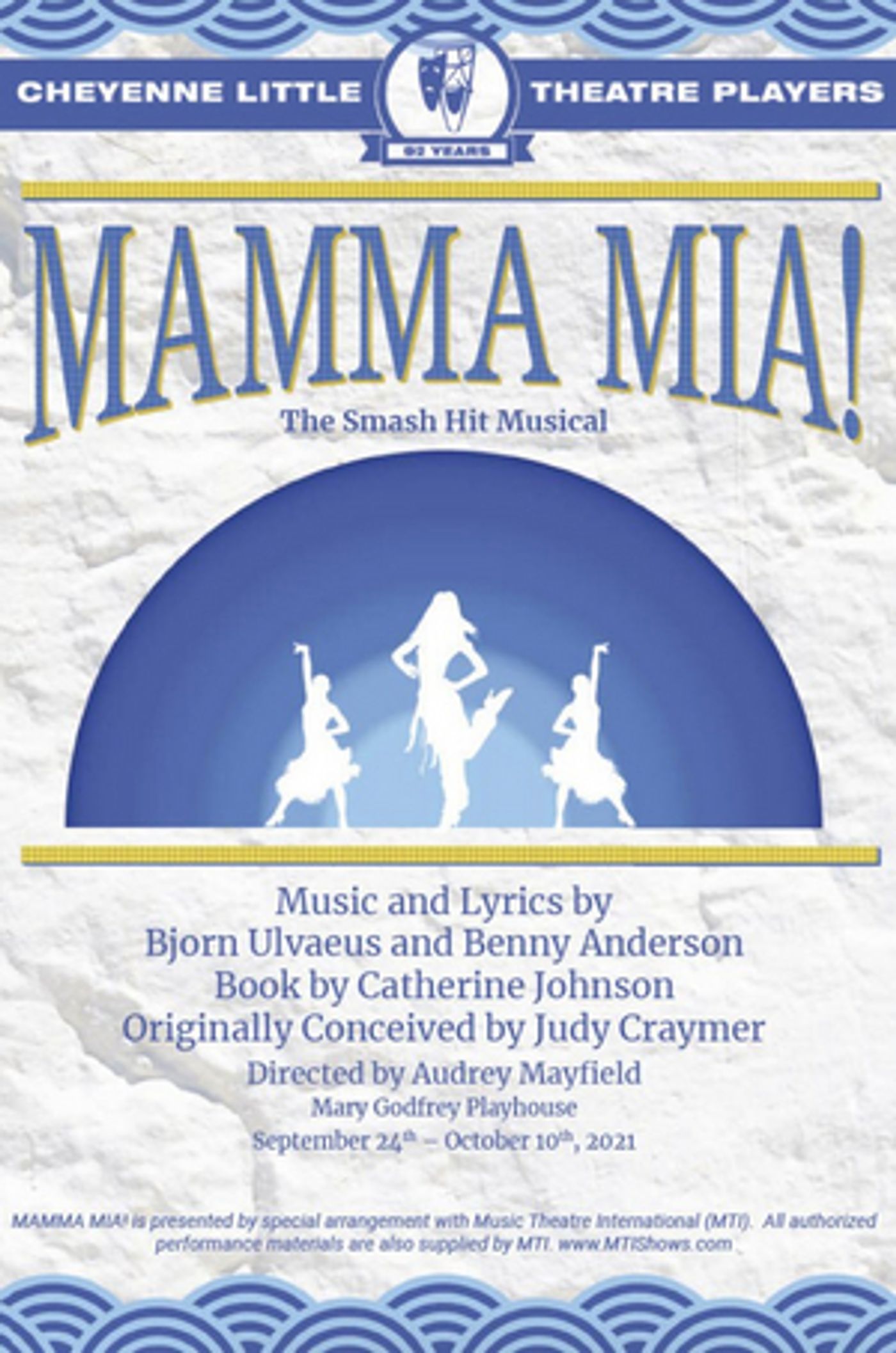Cheyenne Little Theatre Announces 2021-22 Season, Kicking Off With MAMMA MIA! This Fall Cheyenne Little Theatre Announces 2021-22 Season, Kicking Off With MAMMA MIA! This Fall Image