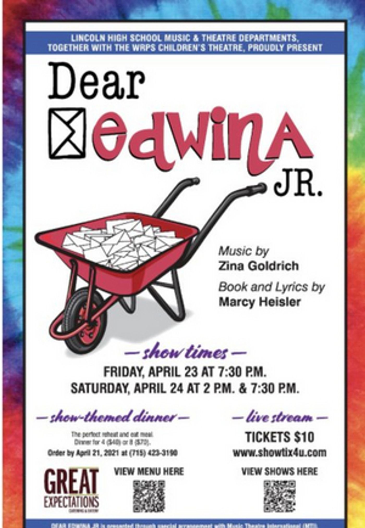 Lincoln High School Will Perform DEAR EDWINA JR. Next Week  Image