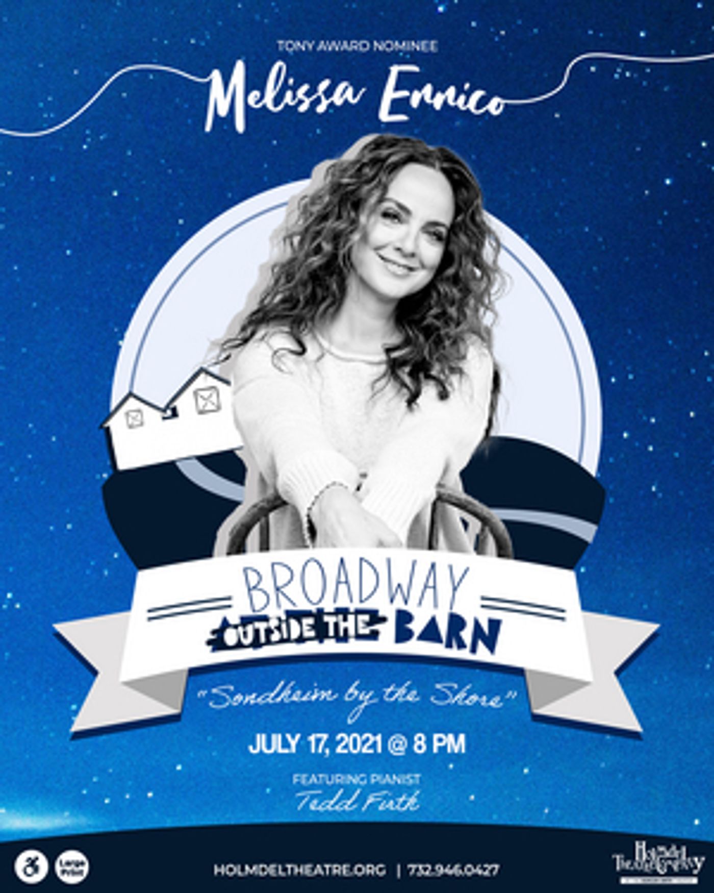 Melissa Errico's 'Sondheim by the Shore' Joins HTC Broadway at the Barn Series Melissa Errico's 'Sondheim by the Shore' Joins HTC Broadway at the Barn Series Image