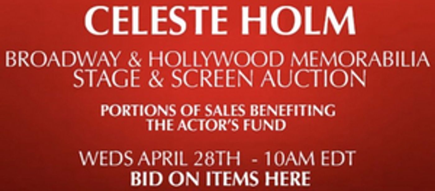 Celeste Holm: Rare Estate Sale Supporting The Actor's Fund  Image