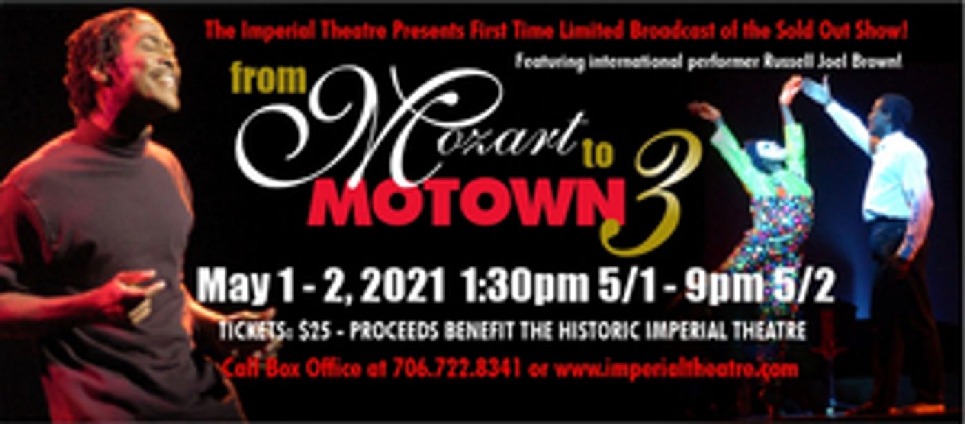 Imperial Theatre Will Stream FROM MOZART TO MOTOWN This Weekend  Image