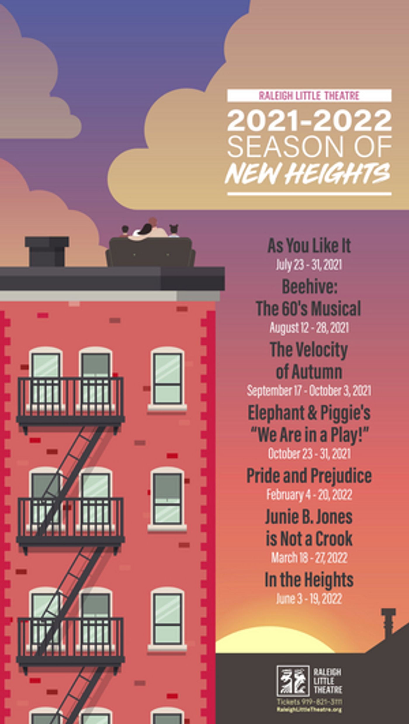 Raleigh Little Theatre Announces 2021-22 Season of New Heights Raleigh Little Theatre Announces 2021-22 Season of New Heights Image