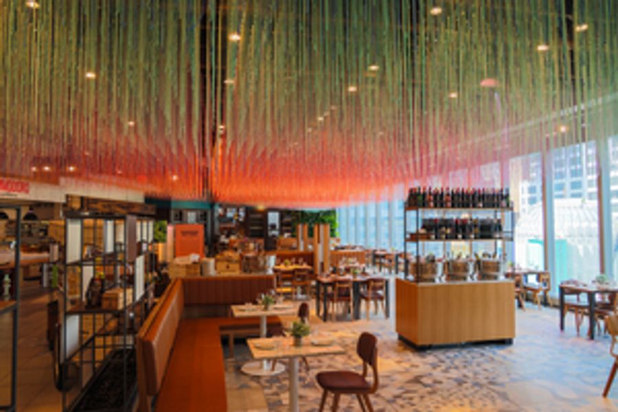 EATALY NYC DOWNTOWN Becomes A Vibrant World of Color Image