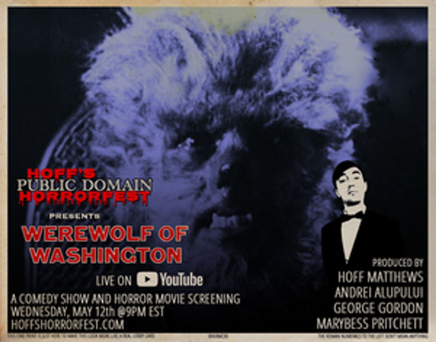 Hoff's Public Domain Horrorfest Presents THE WEREWOLF OF WASHINGTON Hoff's Public Domain Horrorfest Presents THE WEREWOLF OF WASHINGTON Image