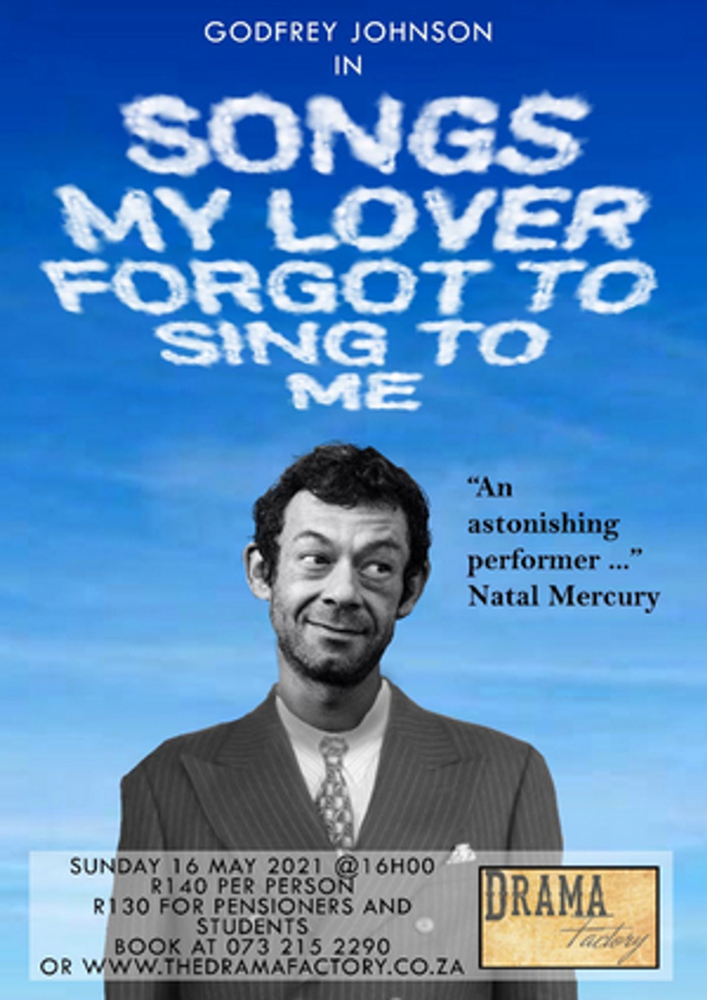 SONGS MY LOVER FORGOT TO SING TO ME to be Presented at The Drama Factory  Image