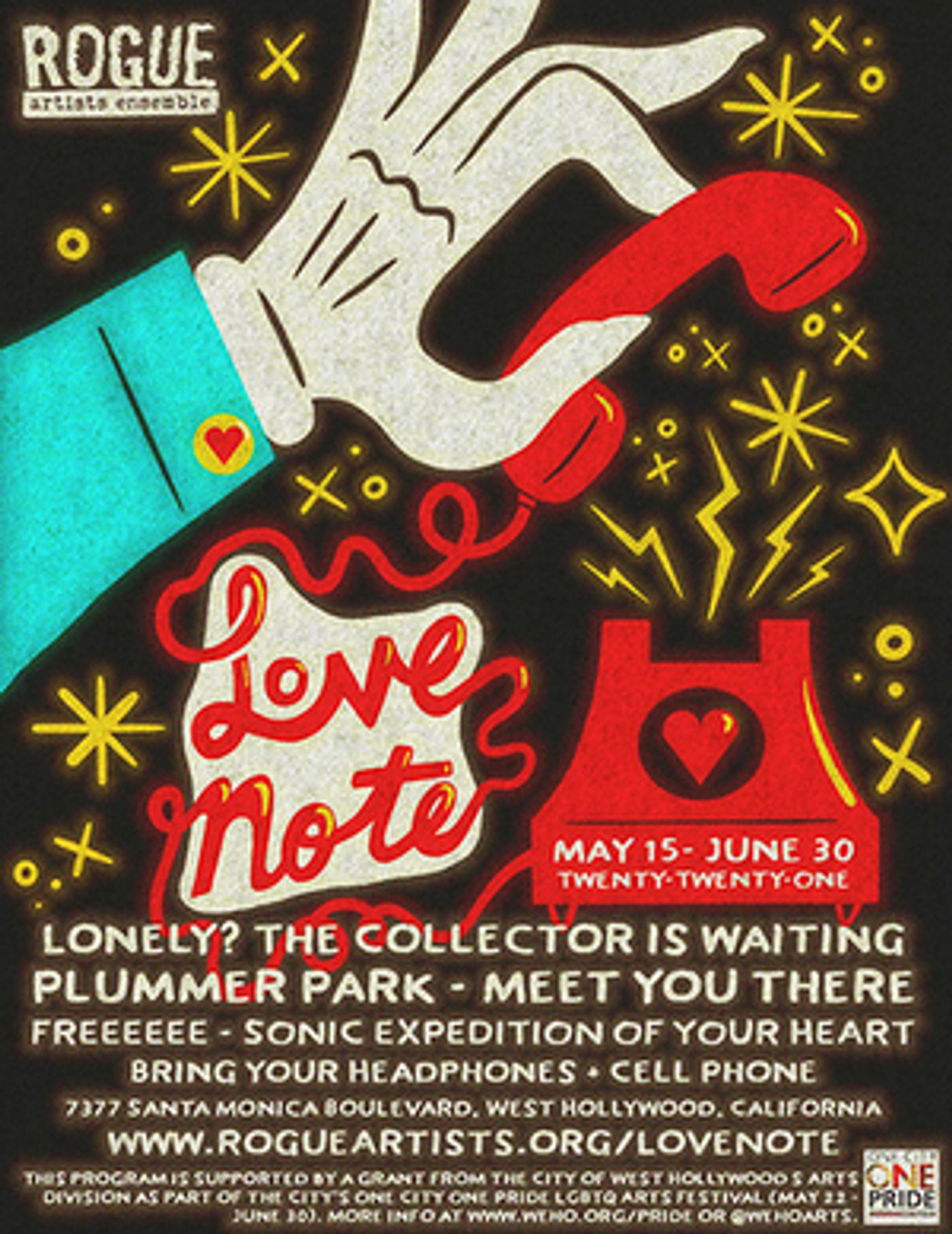 LOVE NOTE Audio Experience is Now Available at Plummer Park in West Hollywood  Image