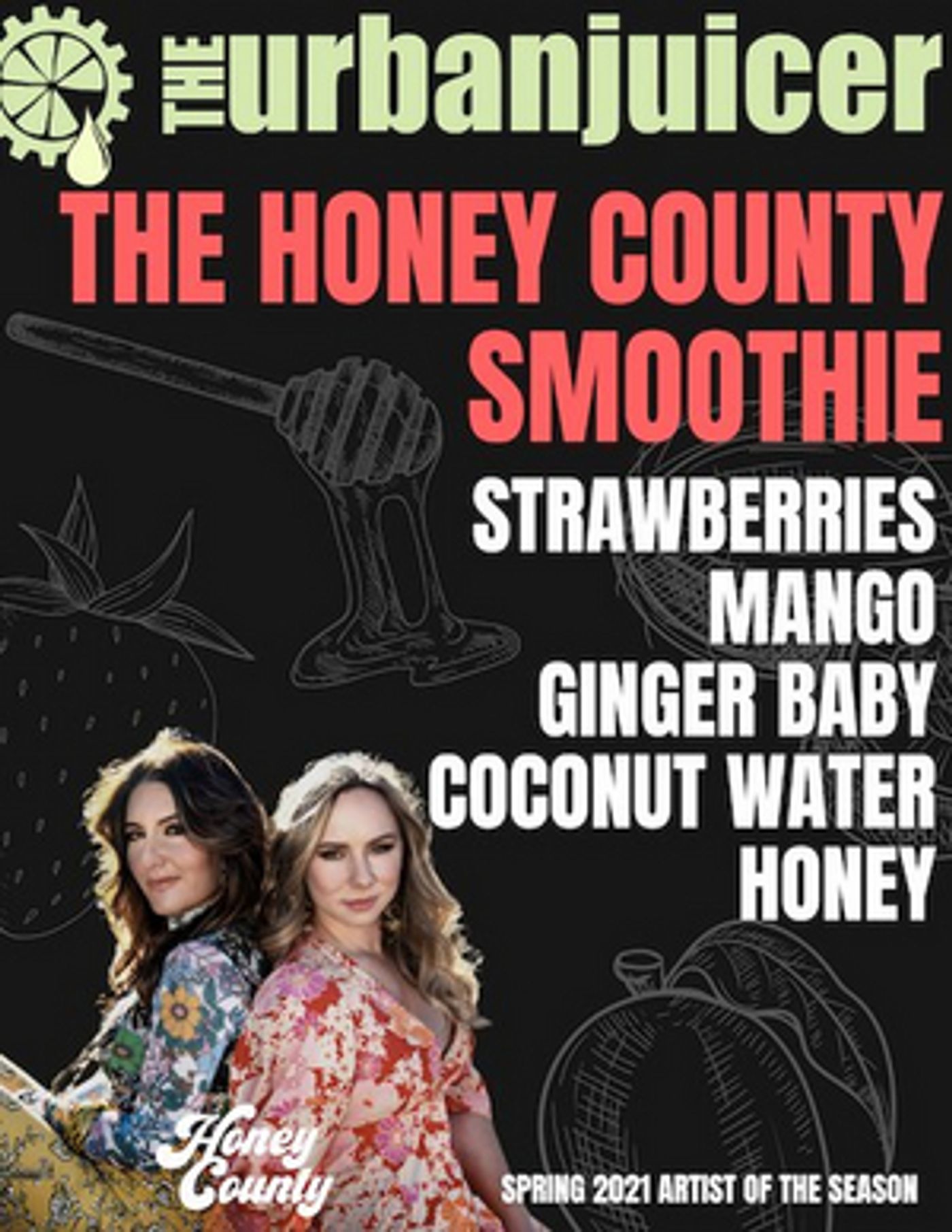 Honey County Is The Urban Juicer's Spring Artist of 2021 Honey County Is The Urban Juicer's Spring Artist of 2021 Image