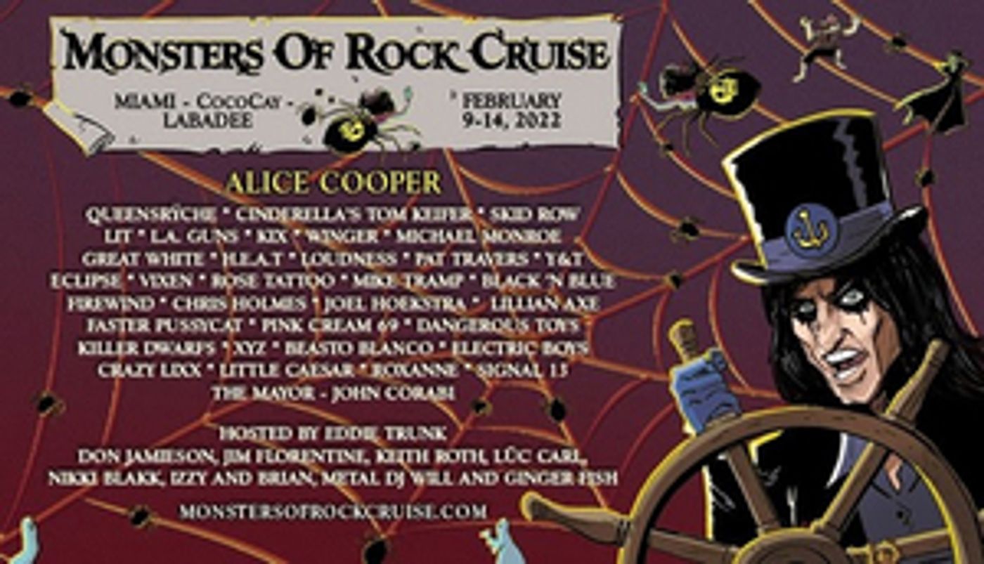 Monsters of Rock Cruise Announced for 2022  Image