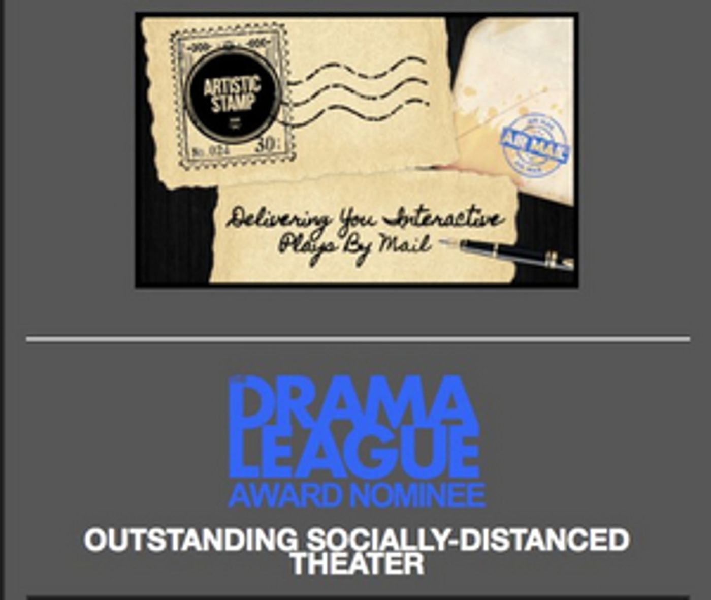 Drama League Award Nominee 'Artistic Stamp' Launches Season 3! Drama League Award Nominee 'Artistic Stamp' Launches Season 3! Image