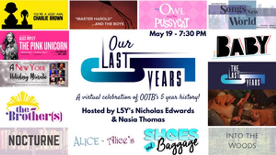 Nasia Thomas and Nicholas Edwards to Host Virtual Celebration of THE LAST FIVE YEARS Image