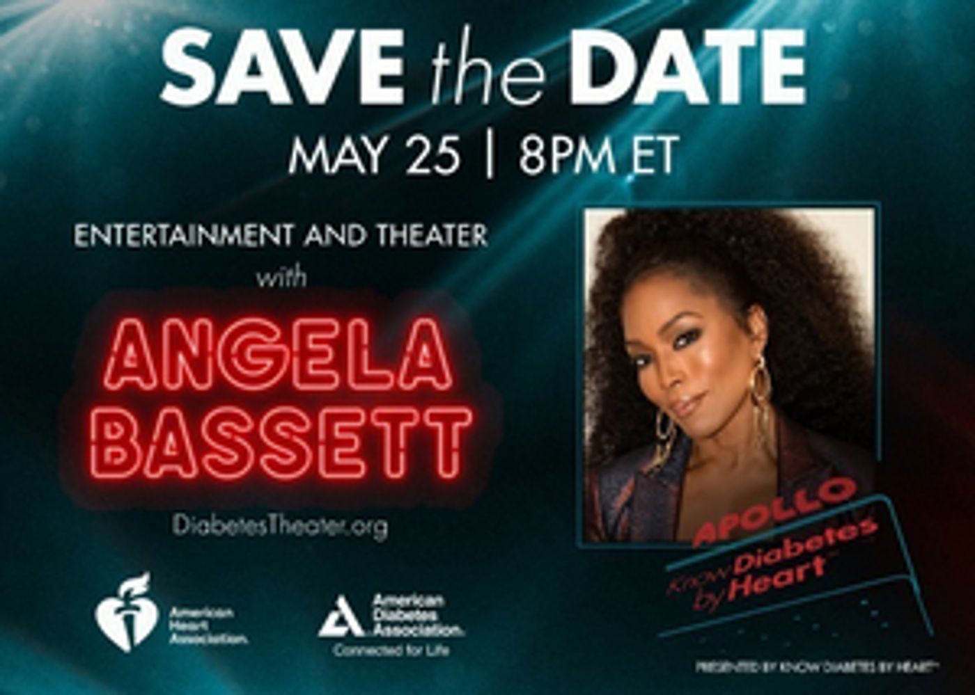 Angela Bassett Will Headline Know Diabetes By Heart's Virtual Show From The Apollo Theater Angela Bassett Will Headline Know Diabetes By Heart's Virtual Show From The Apollo Theater Image