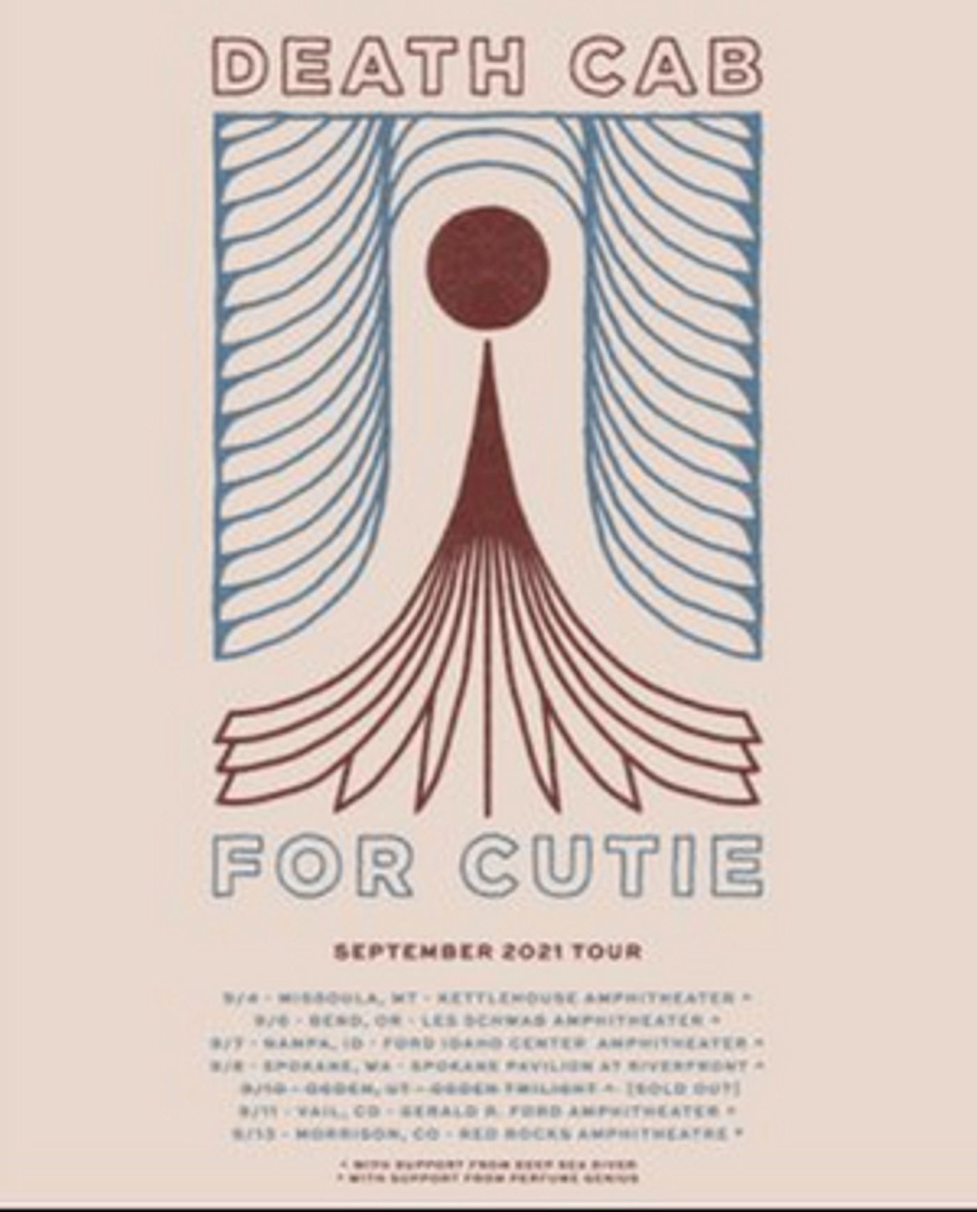 Death Cab for Cutie Announces Sept. 2021 Amphitheatre Tour  Image