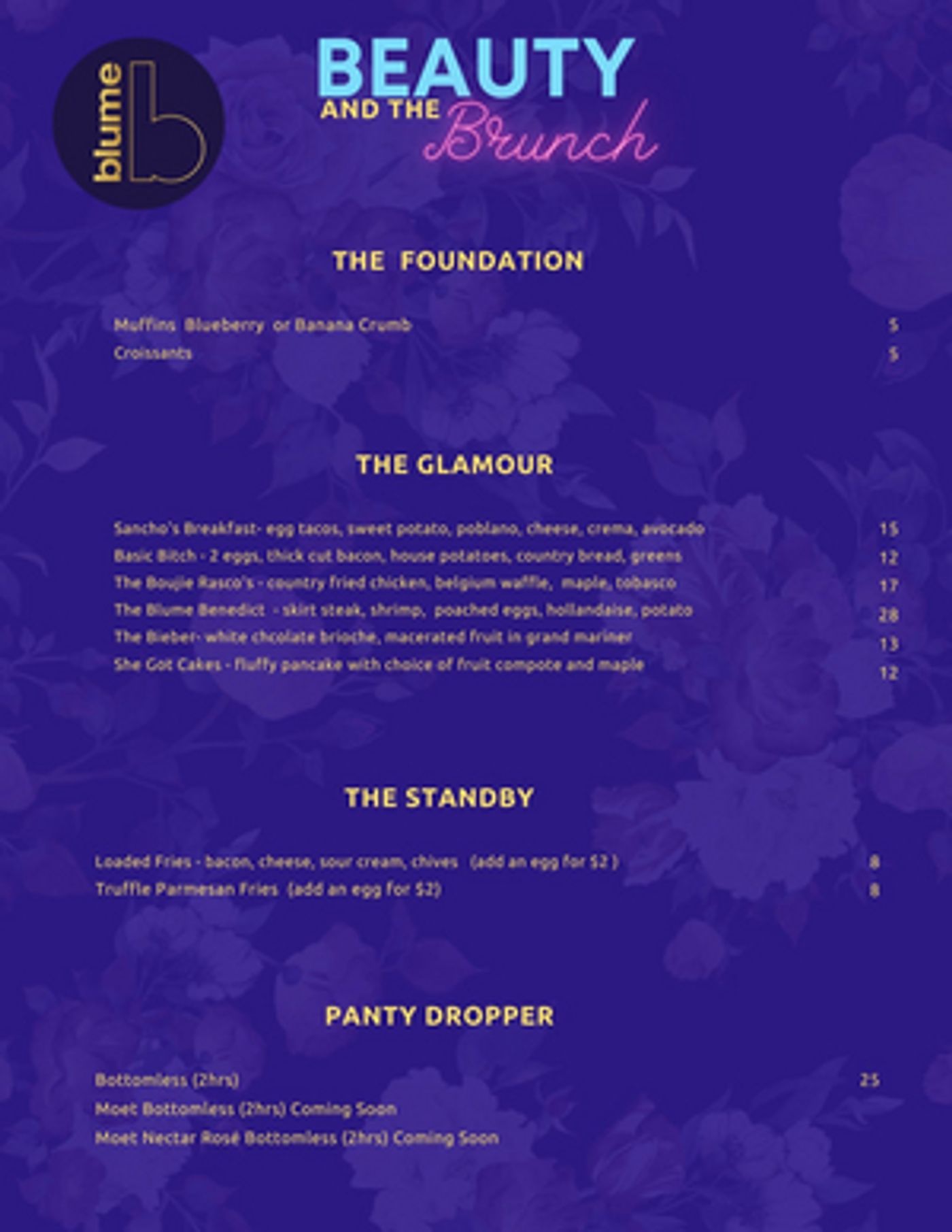 BLUME-KITCHEN-COCKTAILS-LAUNCHES-SUNDAY-BEAUTY-THE-BRUNCH-SERIES-BEGINNING-SUN-MAY-23-20010101 Blume Kitchen & Cocktails Launches BEAUTY & THE BRUNCH Series May 23 Image