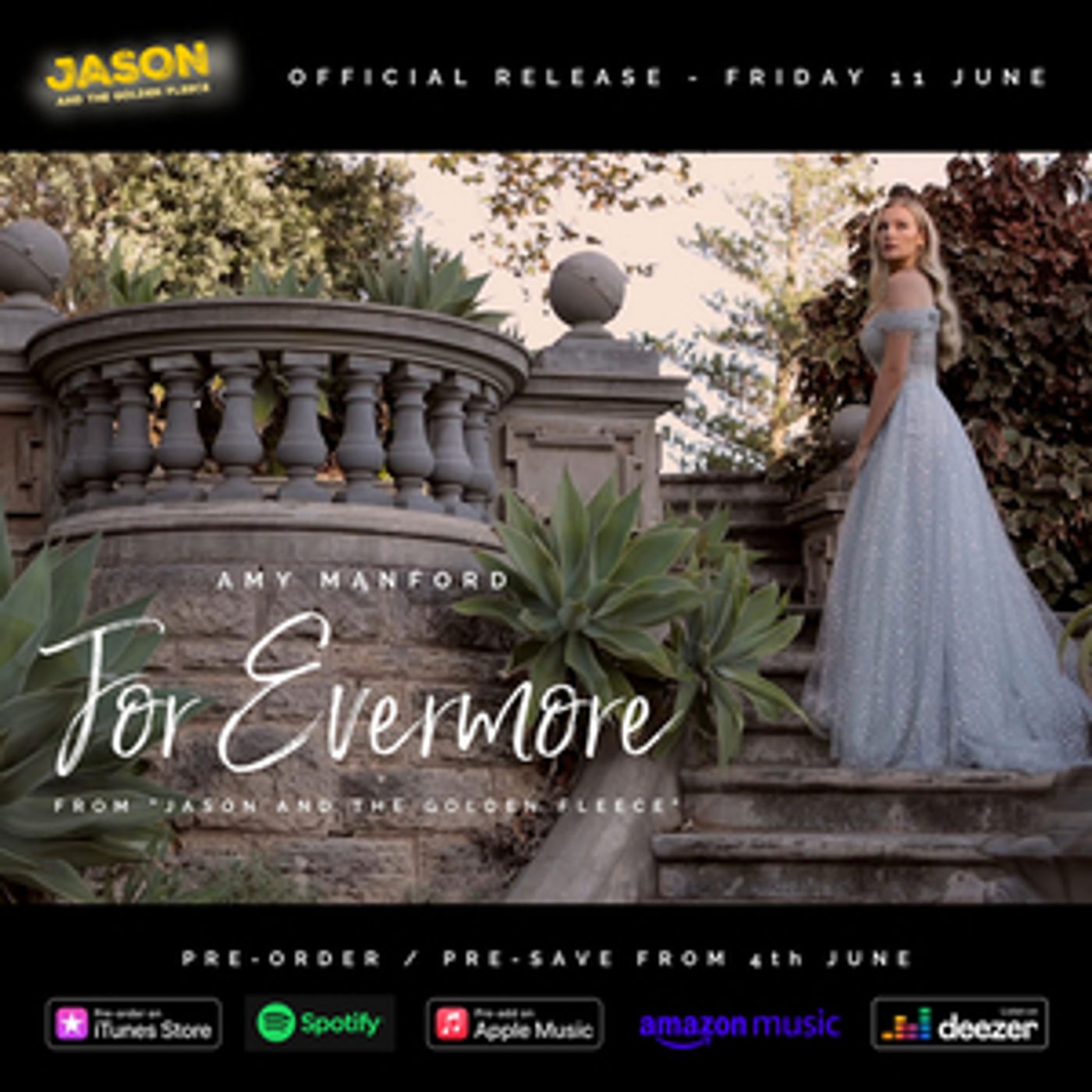 JASON AND THE GOLDEN FLEECE Will Release New Single Sung By Amy Manford in June  Image