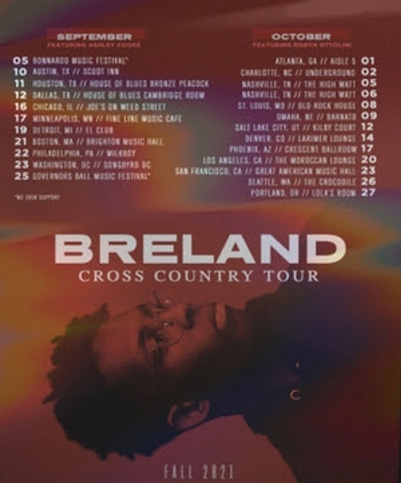 Breland Goes 'Cross Country' on First-Ever Headline Tour  Image