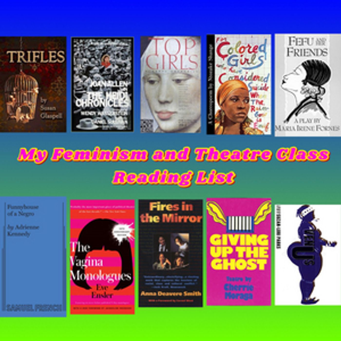 Student Blog: My Feminism and Theatre Class Reading List  Image