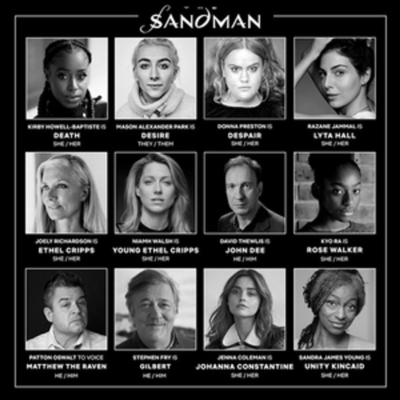 Netflix Announces Additional Cast for THE SANDMAN Netflix Announces Additional Cast for THE SANDMAN Image