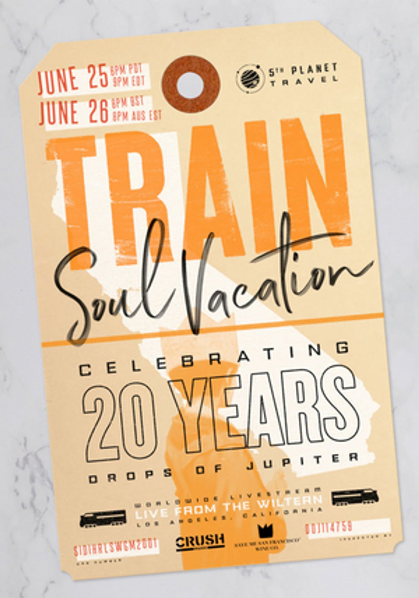 Dreamstage Announce Train's 'Soul Vacation' Livestream  Image