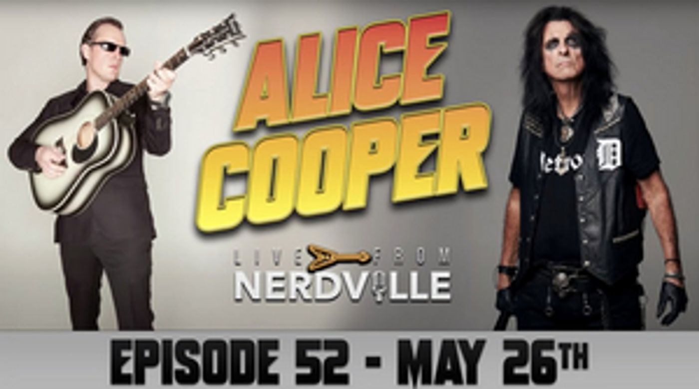 Alice Cooper Interviewed by Joe Bonamassa on 'Live From Nerdville'  Image