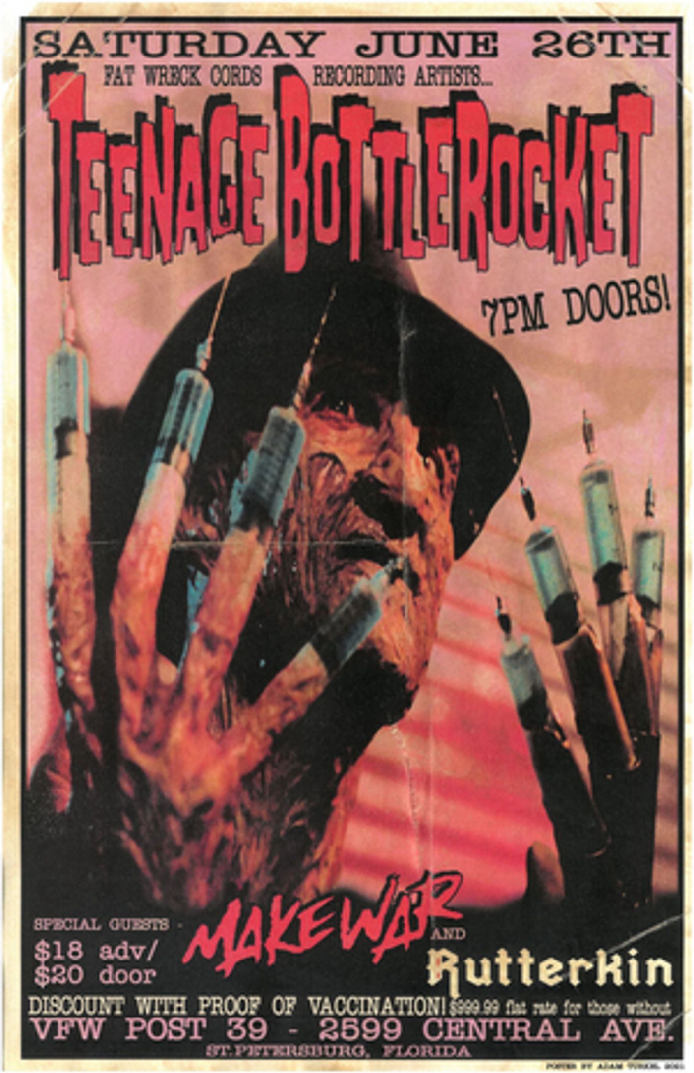 Florida Concert Promoter Charges $1000 For Tickets to Those Who Are Unvaccinated Florida Concert Promoter Charges $1000 For Tickets to Those Who Are Unvaccinated Image