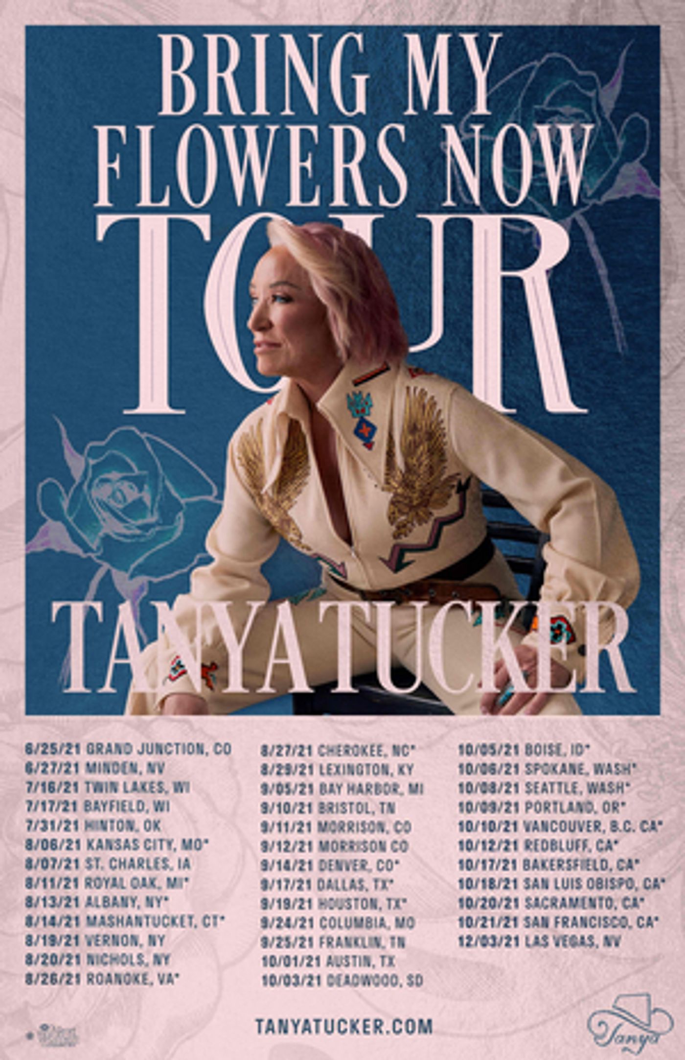 Tanya Tucker Announces 2021 Tour Dates Tanya Tucker Announces 2021 Tour Dates Image