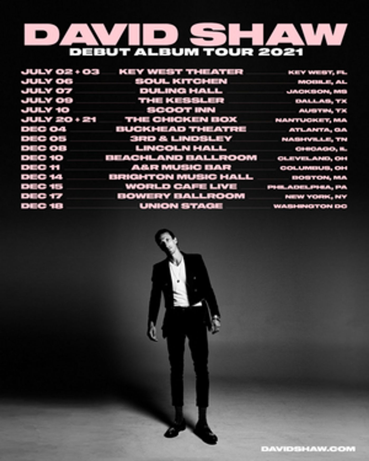 The Revivalists' David Shaw Announces 2021 Tour Dates The Revivalists' David Shaw Announces 2021 Tour Dates Image