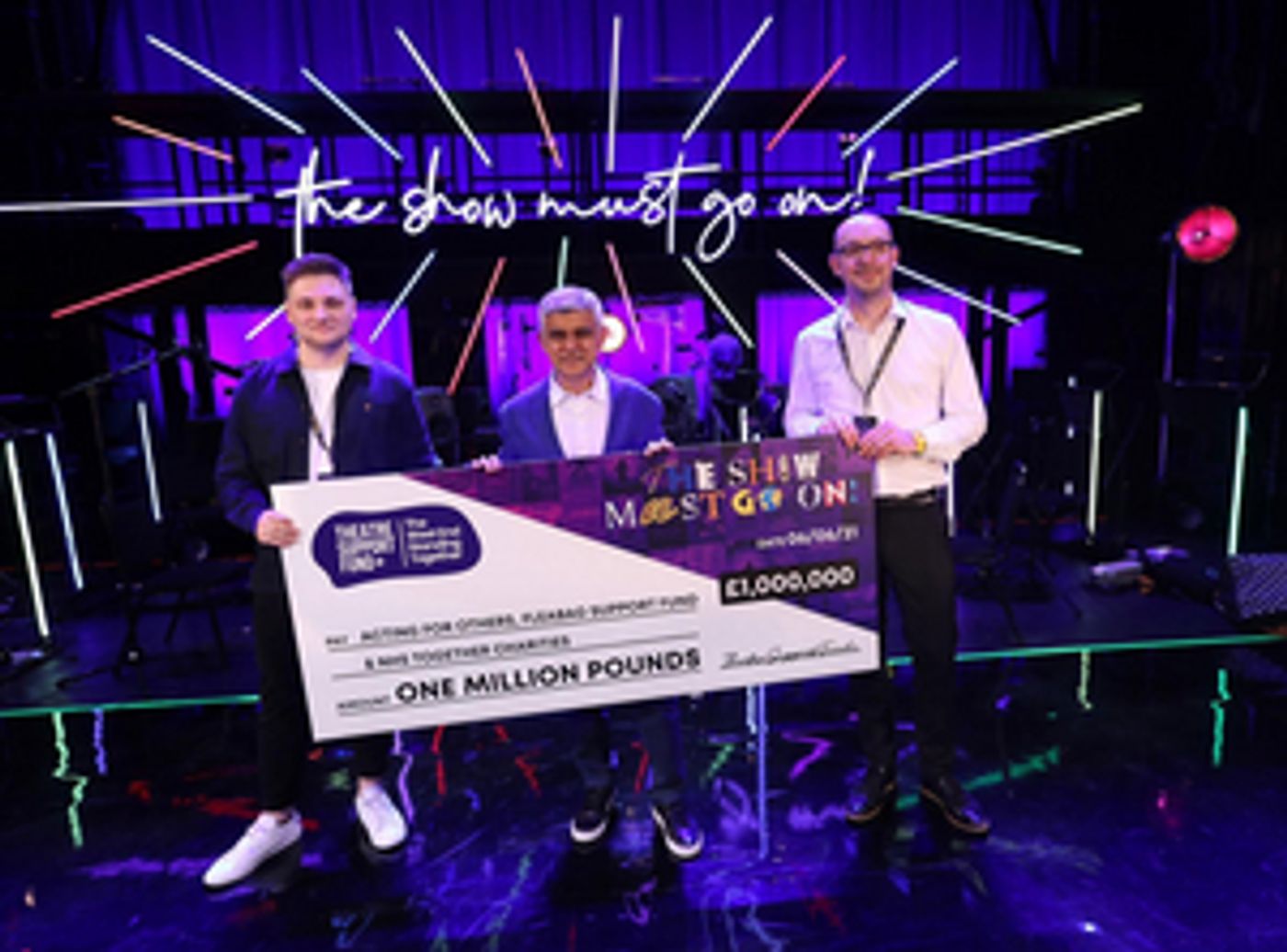THE SHOW MUST GO ON! LIVE AT THE PALACE THEATRE Raises £1 Million For Charities  Image