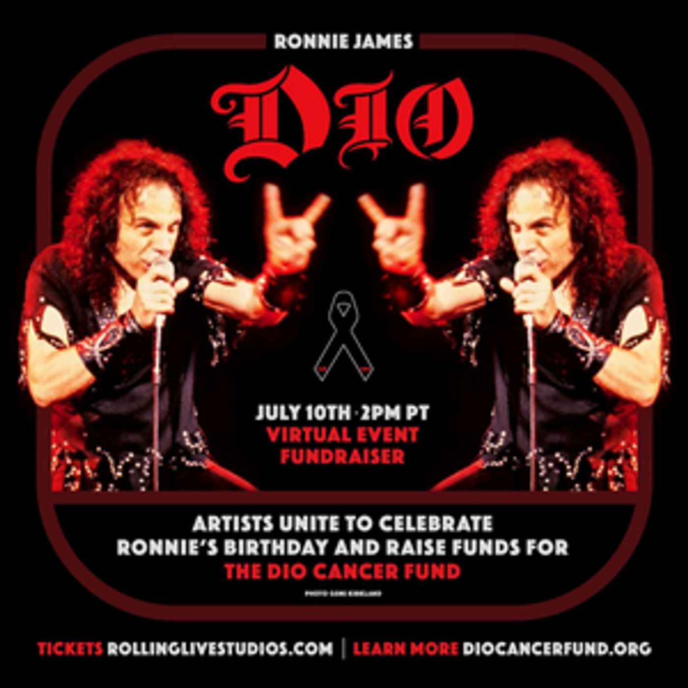 Ronnie James Dio Birthday Fundraiser Announced for Stand Up And Shout Cancer Fund  Image