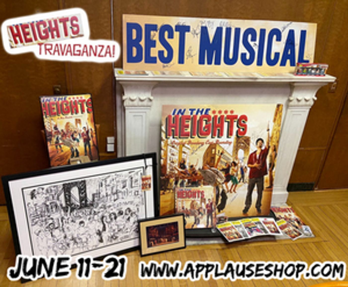 Applause Shop to Present Special Sale of IN THE HEIGHTS Memorabilia to Benefit Fresh Youth Initiatives Applause Shop to Present Special Sale of IN THE HEIGHTS Memorabilia to Benefit Fresh Youth Initiatives Image