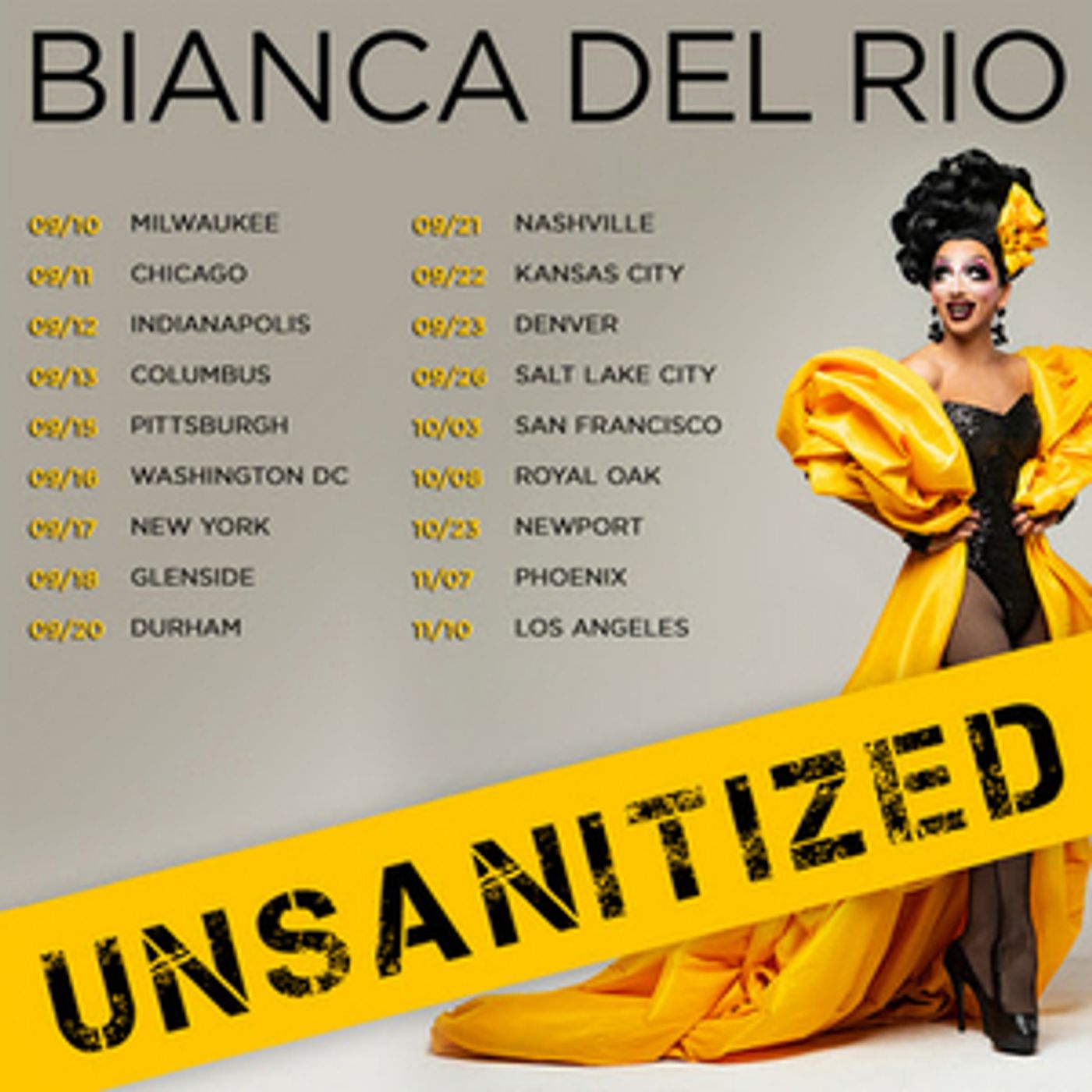 Bianca Del Rio Adds Dates to 'Unsanitized' Comedy Tour  Image