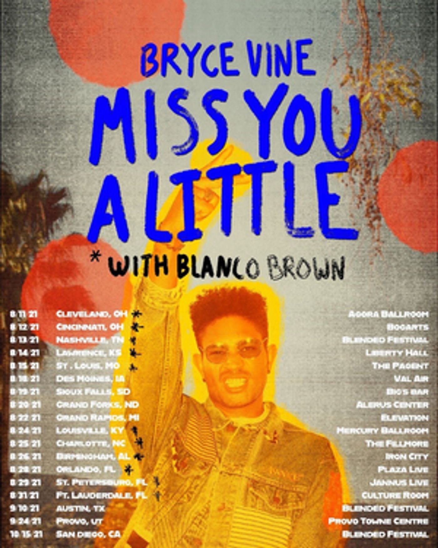 Multi-Platinum Bryce Vine Announces U.S. Tour Dates Multi-Platinum Bryce Vine Announces U.S. Tour Dates Image