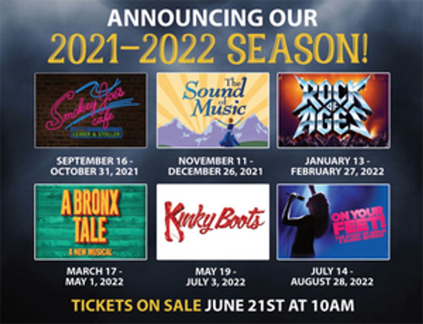John W. Engeman Theater Announces Reopening With 2021-2022 Mainstage Season  Image