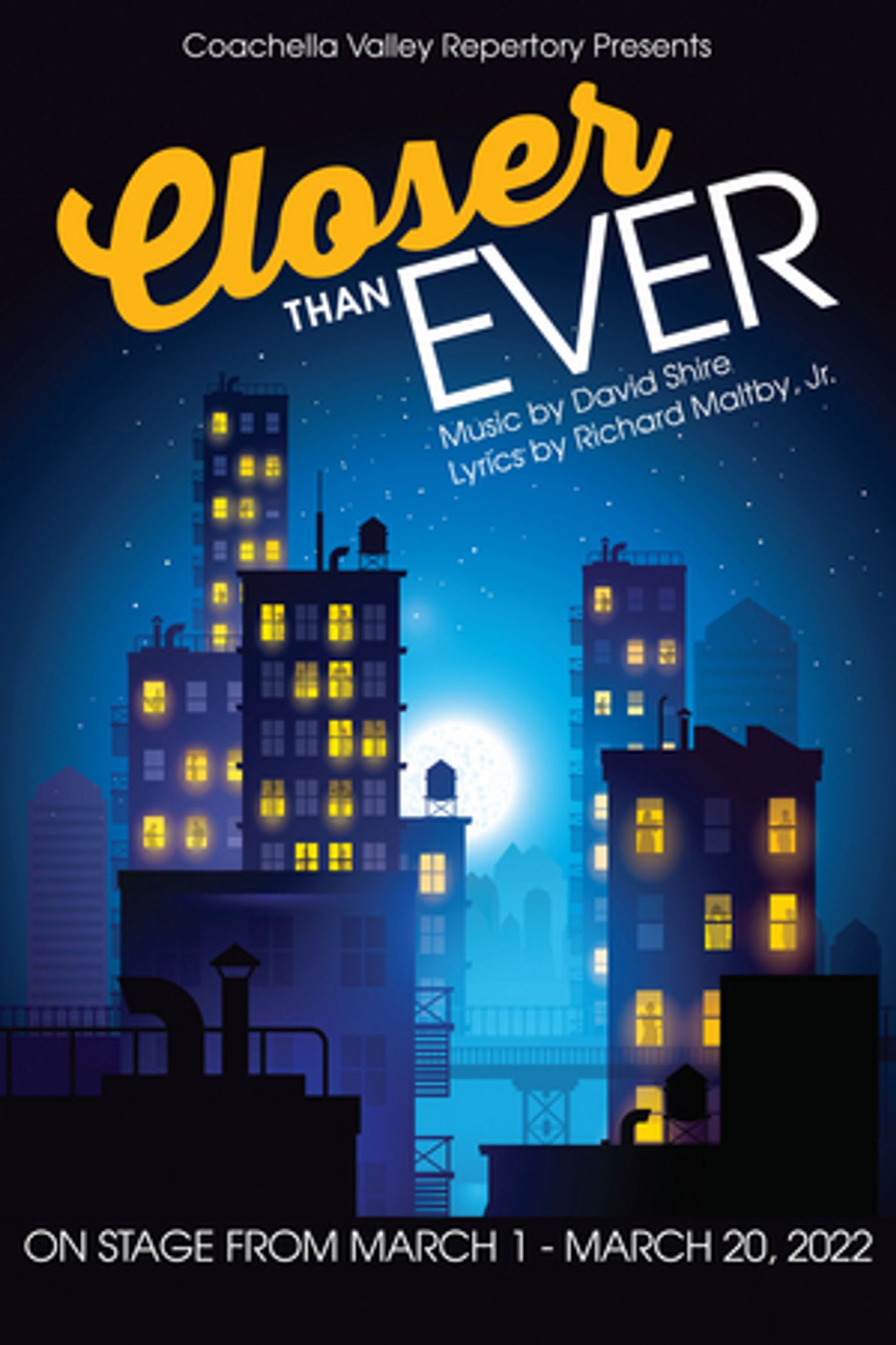 CVREP Announces Exciting Post-Pandemic Season To Include CLOSER THAN EVER and BAKERSFIELD MIST  Image