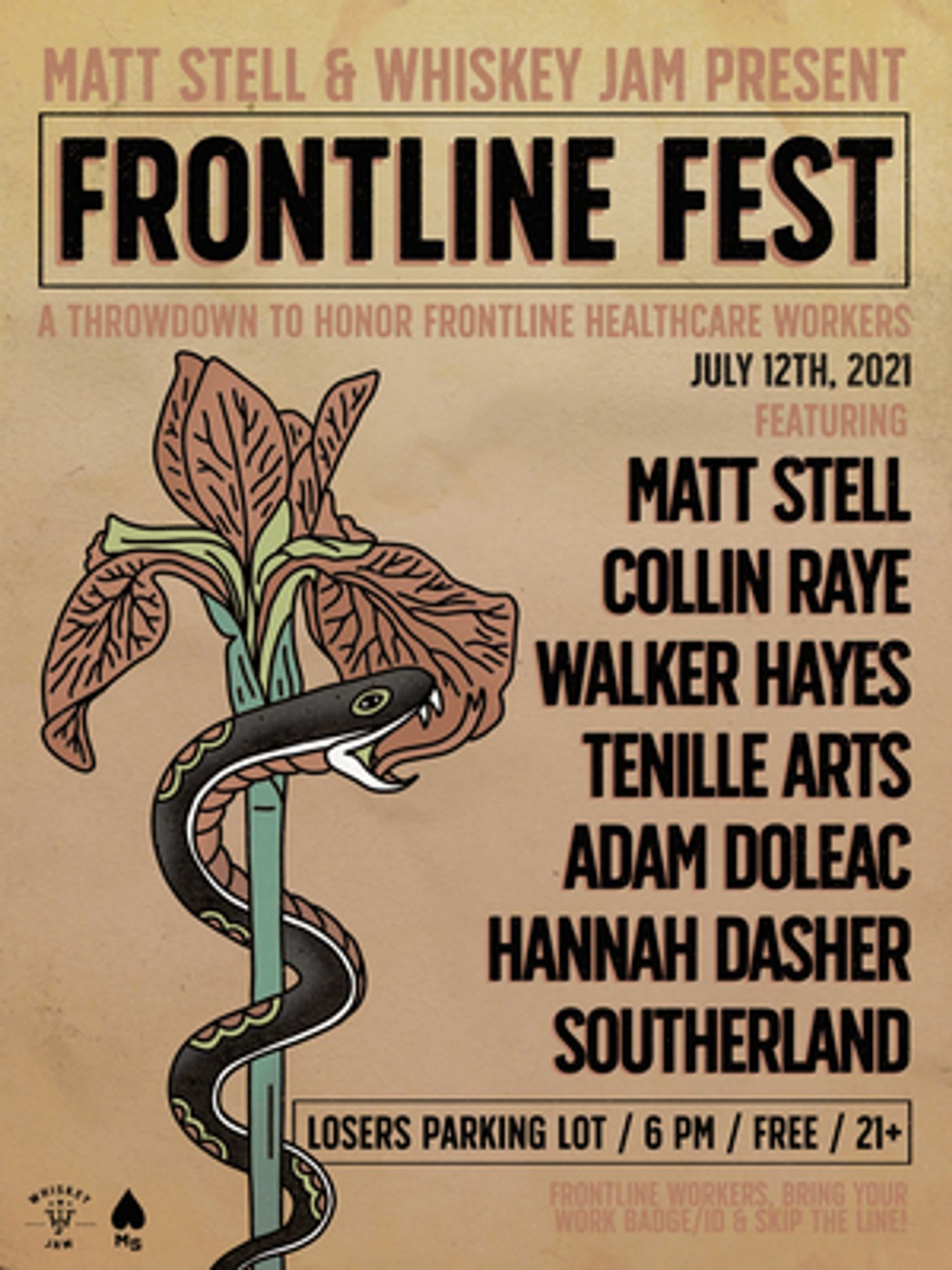 Matt Stell & Whiskey Jam Present Frontline Fest  Image