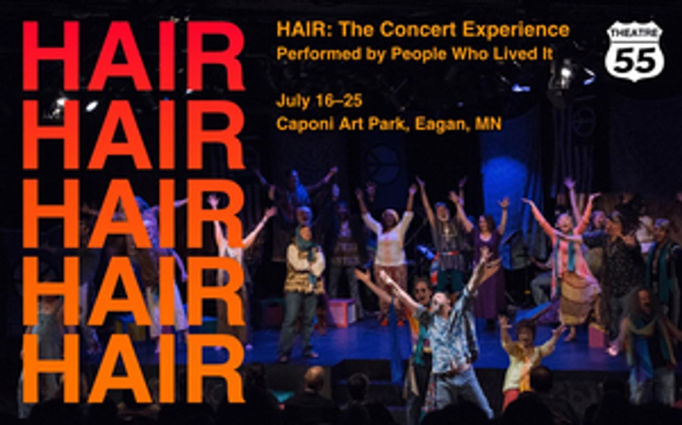 HAIR Will Be Performed By Theater 55 This Month  Image