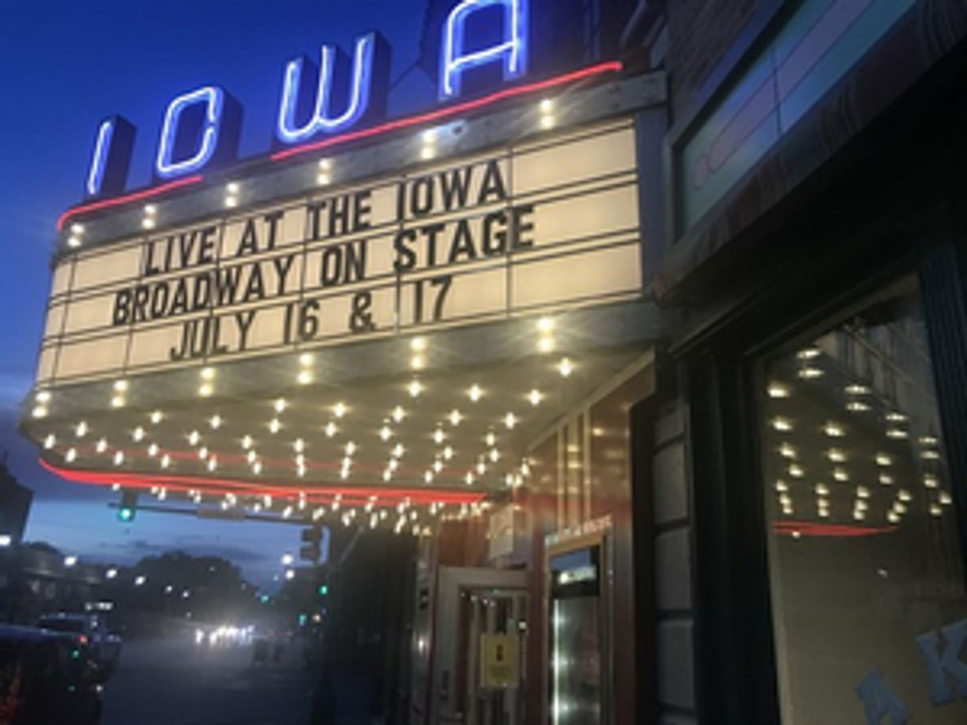 BROADWAY AT THE IOWA Concert Runs This Weekend at the Iowa Theater  Image