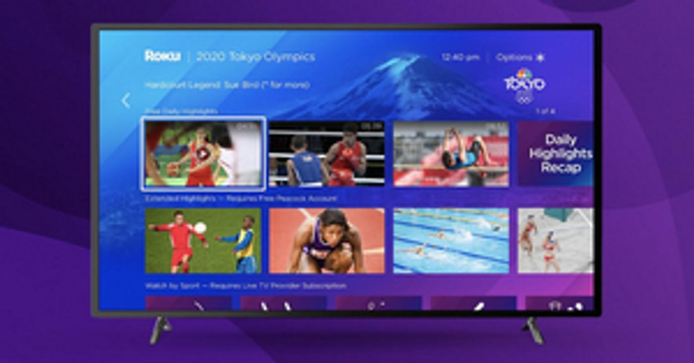 Roku Partners With NBCUniversal for 2020 Tokyo Games Roku Partners With NBCUniversal for 2020 Tokyo Games Image