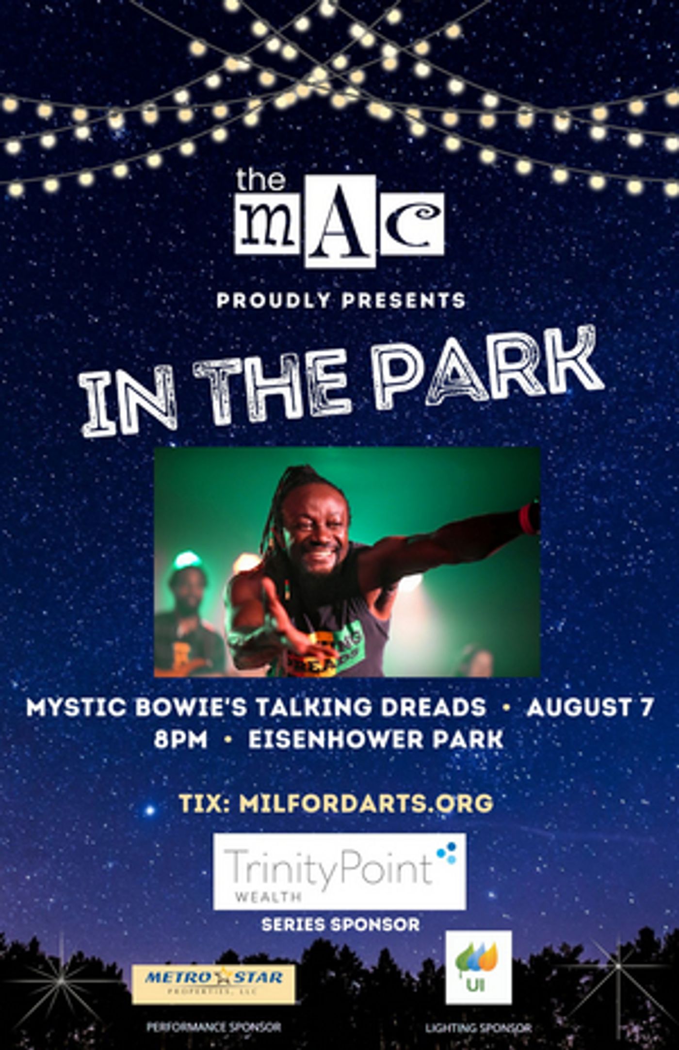 Mystic Bowie's Talking Dreads is Coming to MAC in the Park  Image