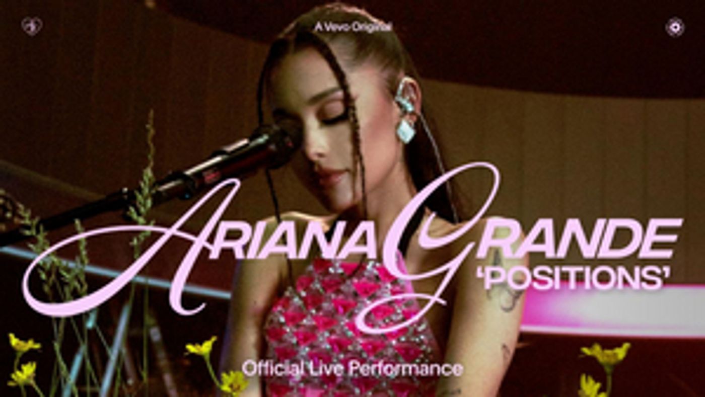 Ariana Grande Releases Final Part of Vevo Live Series 'positions'  Image
