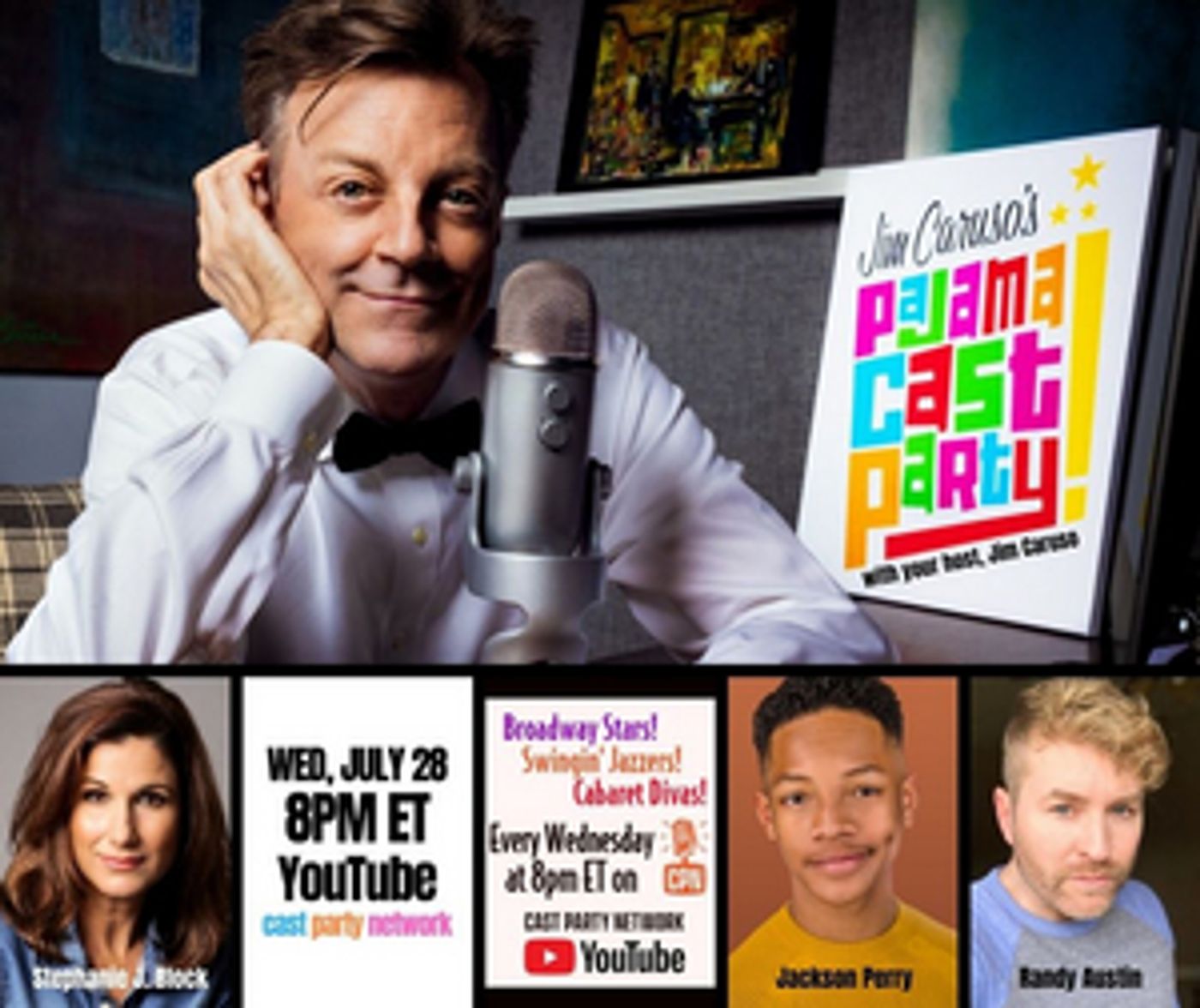 Stephanie J. Block Visits July 28th JIM CARUSO'S PAJAMA CAST PARTY  Image