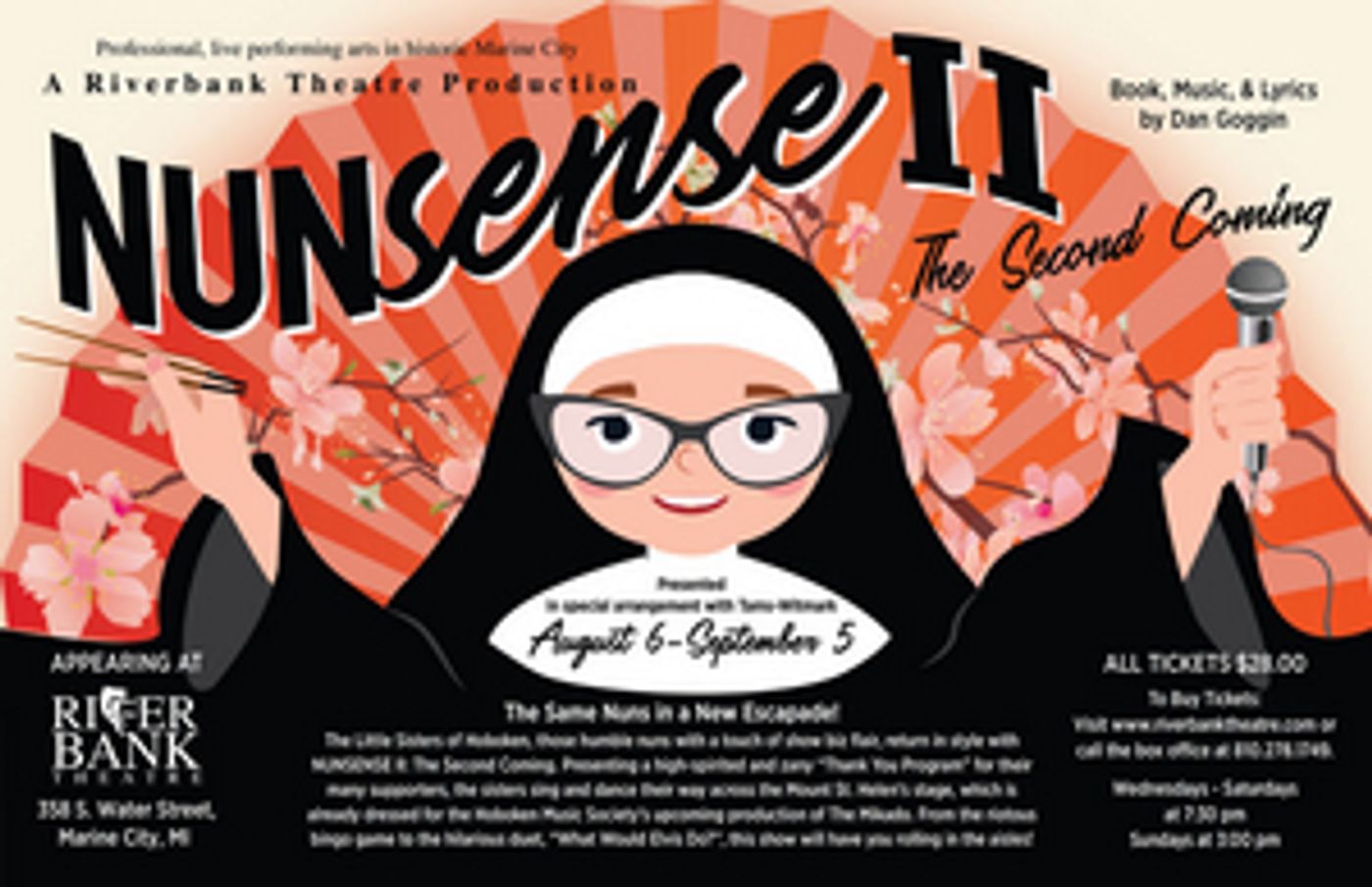 Riverbank Theatre Announces NUNSENSE II and NOW COMES THE FUN PART  Image