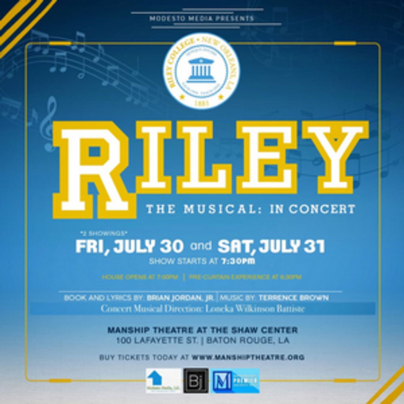 Brian Jordan Jr.'s New Musical RILEY to Premiere This Weekend  Image