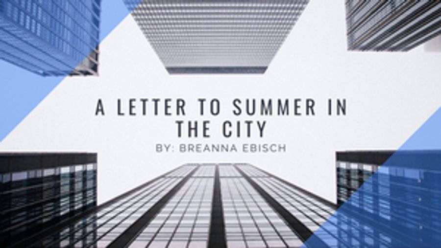 Student Blog: A Letter to Summer in the City Image