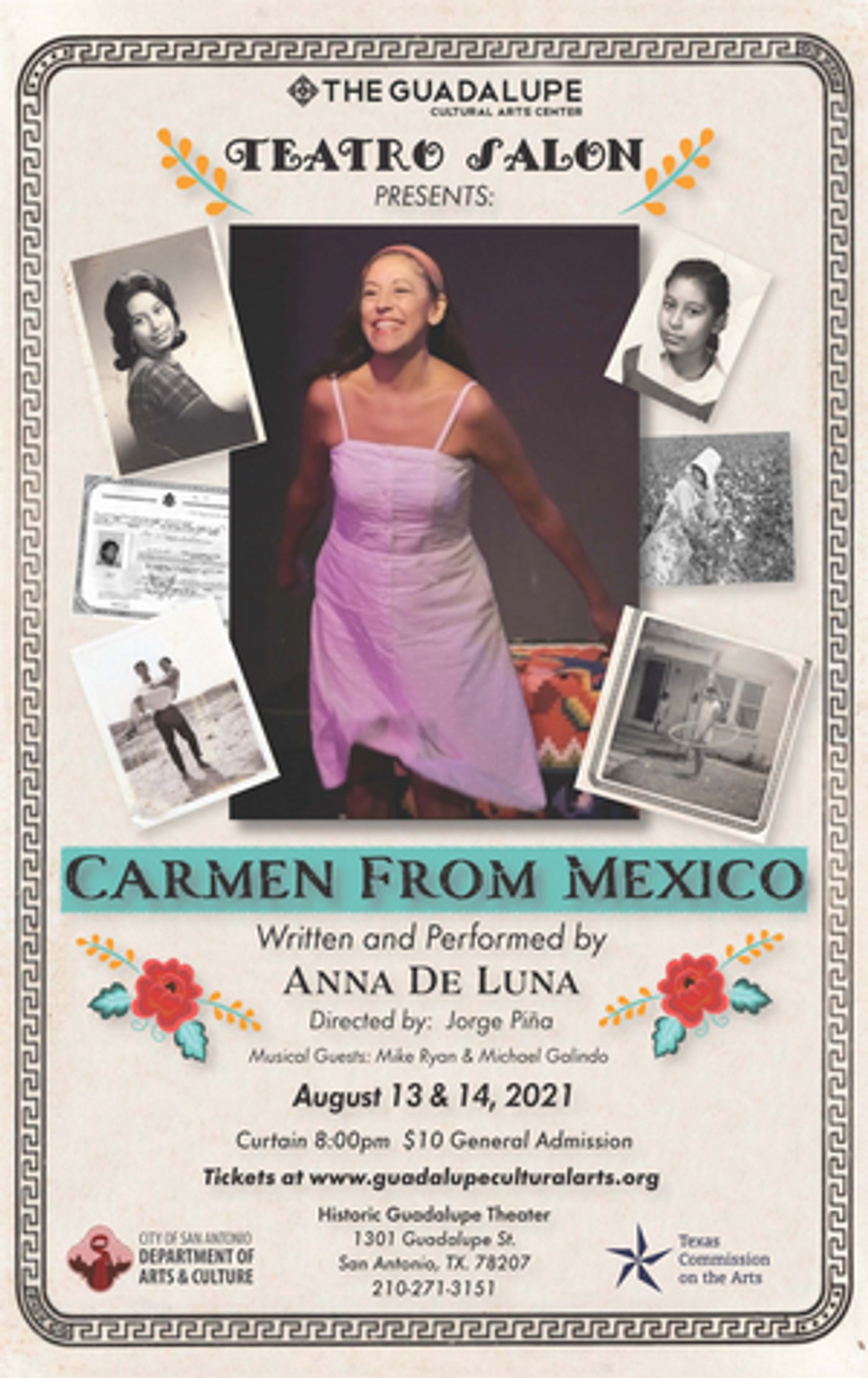 World Premiere Show CARMEN FROM MEXICO Announced At The Historic Guadalupe Theater  Image