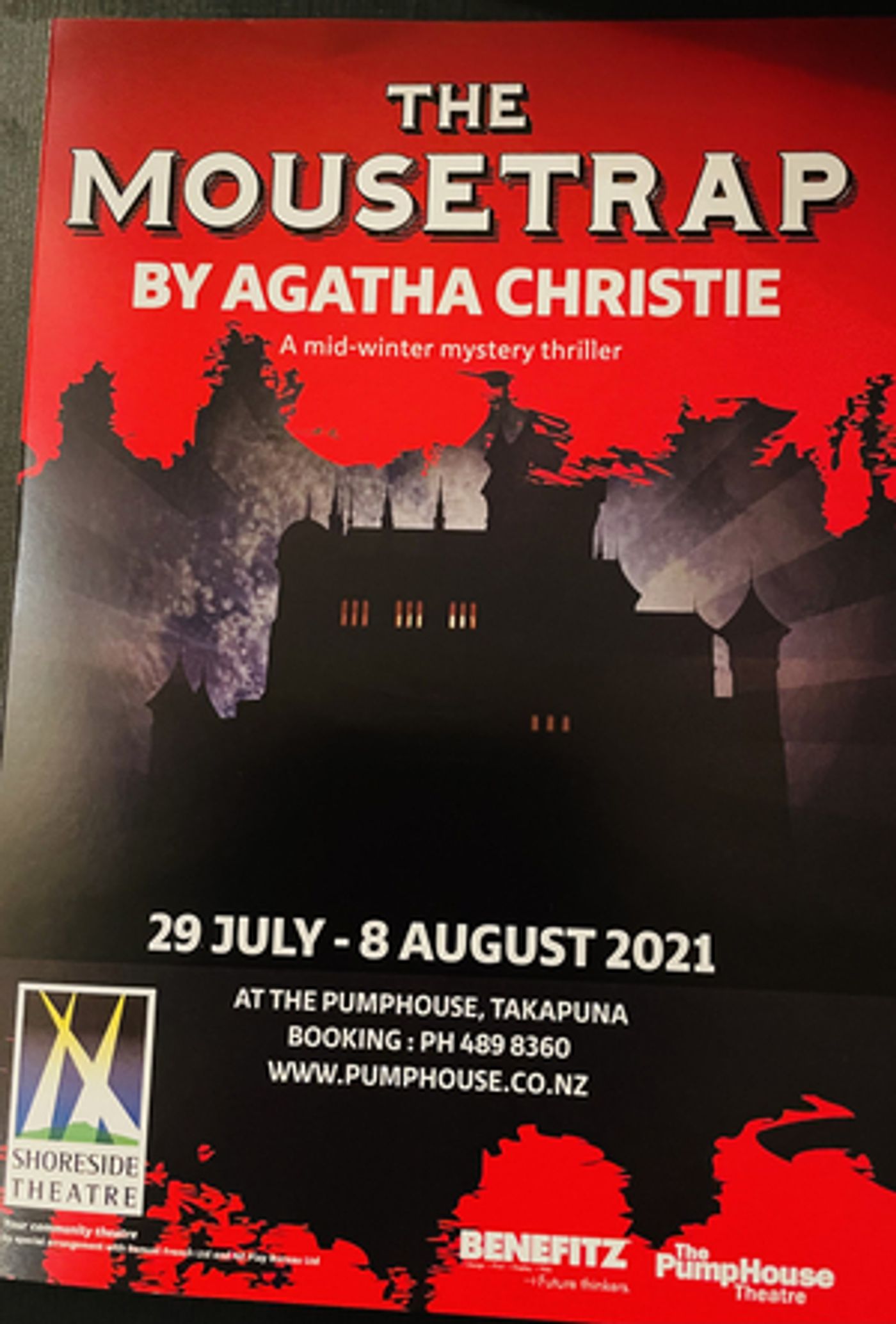 Review: THE MOUSETRAP at The Pumphouse, Takapuna Review: THE MOUSETRAP at The Pumphouse, Takapuna Image