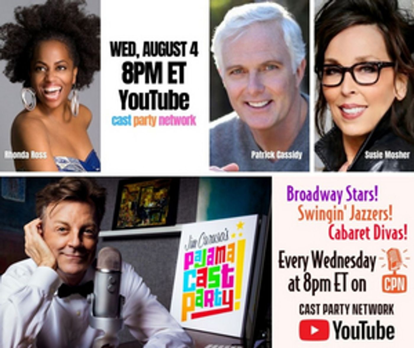 August 4th JIM CARUSO'S PAJAMA CAST PARTY Says Hello to Patrick Cassidy August 4th JIM CARUSO'S PAJAMA CAST PARTY Says Hello to Patrick Cassidy Image