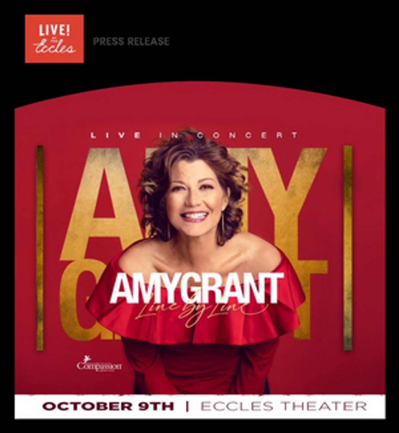 Amy Grant to Perform at the Eccles Theater in October  Image
