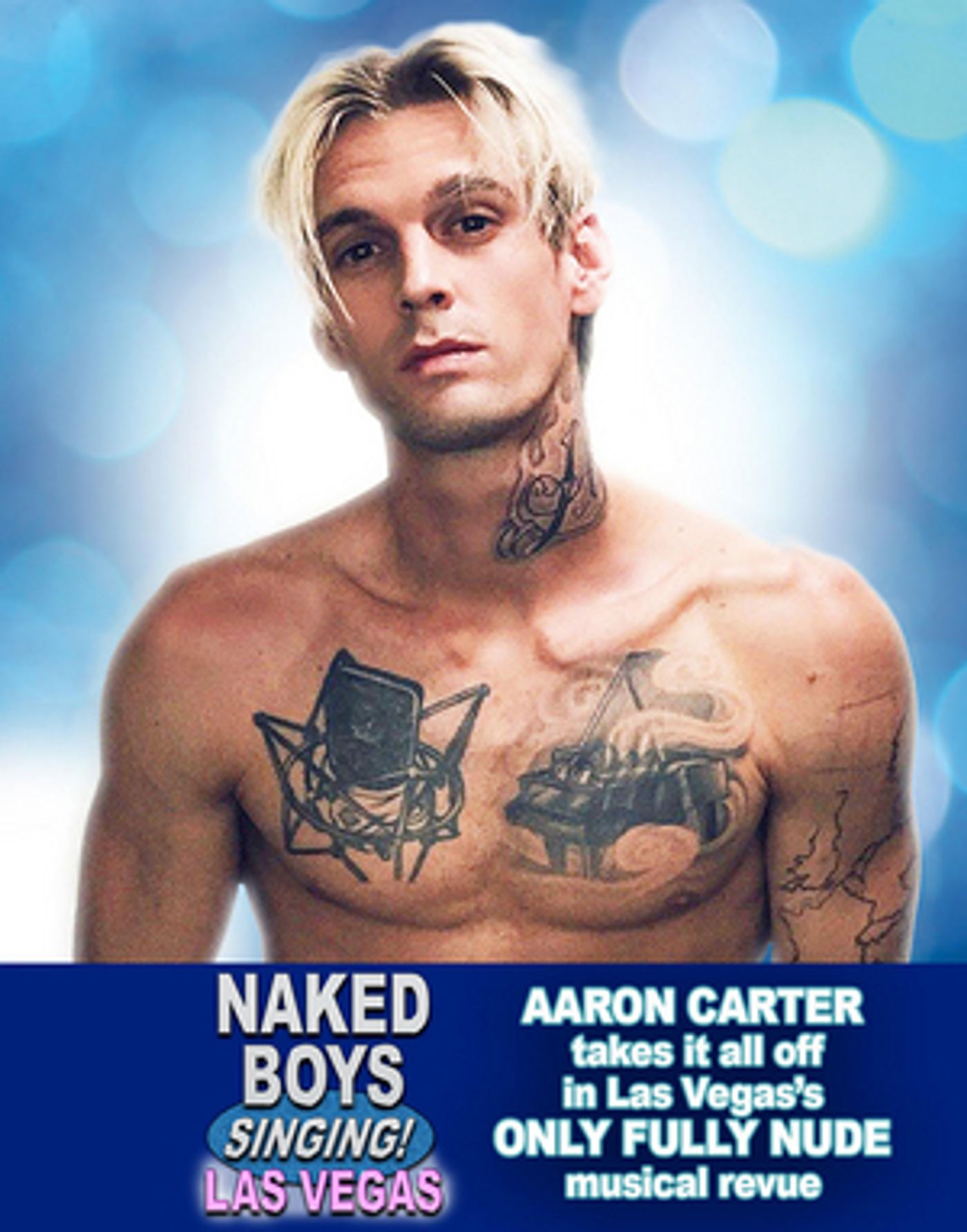 Aaron Carter to Star in NAKED BOYS SINGING! in Las Vegas  Image